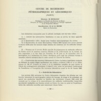 Rapport CNRS 1958-1959