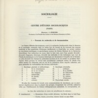 Rapport CNRS 1961-1962