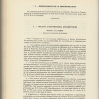 Rapport CNRS 1962-1963