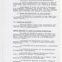 Rapport CNRS 1952-1953
