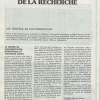 Rapport CNRS 1979-1980