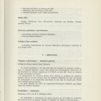 Rapport CNRS 1967