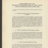 Rapport CNRS 1963-1964