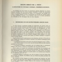 Rapport CNRS 1963-1964