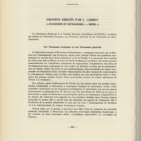 Rapport CNRS 1963-1964