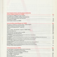 Rapport CNRS 1984
