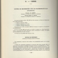 Rapport CNRS 1961-1962