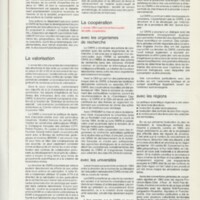 Rapport CNRS 1984