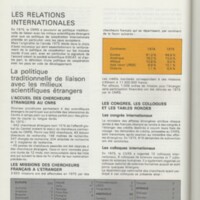 Rapport CNRS 1975