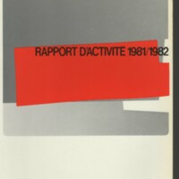 Rapport CNRS 1981-1982