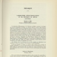 Rapport CNRS 1960-1961