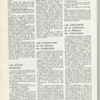 Rapport CNRS 1985