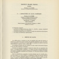 Rapport CNRS 1963-1964