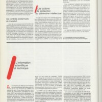 Rapport CNRS 1984