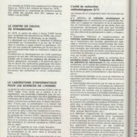 Rapport CNRS 1975