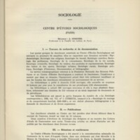 Rapport CNRS 1957-1958