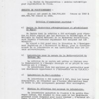 Rapport CNRS 1952-1953