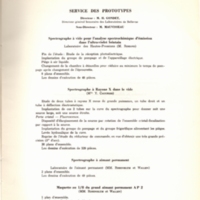 Rapport CNRS 1956-1957