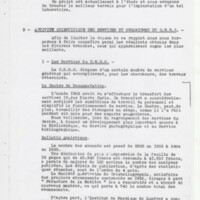 Rapport CNRS 1952-1953