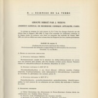 Rapport CNRS 1963-1964