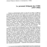 Cahiers pour l'histoire du CNRS 4