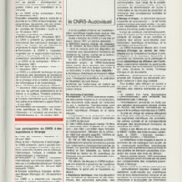 Rapport CNRS 1981-1982