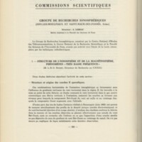 Rapport CNRS 1963-1964