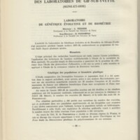 Rapport CNRS 1957-1958