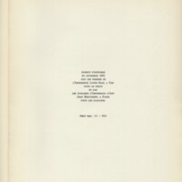 Rapport CNRS 1961-1962