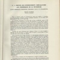 Rapport CNRS 1964-1965