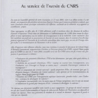 Bulletin de l'Association des anciens et des amis du CNRS n°35-hs