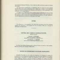 Rapport CNRS 1964-1965
