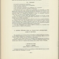 Rapport CNRS 1959-1960