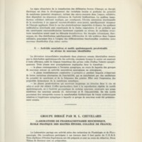 Rapport CNRS 1961-1962