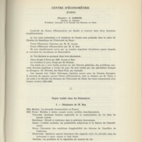 Rapport CNRS 1958-1959