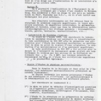 Rapport CNRS 1952-1953