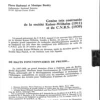 Cahiers pour l'histoire du CNRS 3