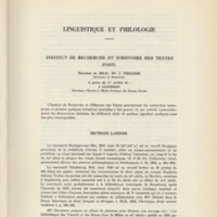 Rapport CNRS 1963-1964