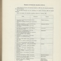 Rapport CNRS 1967
