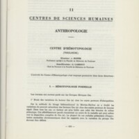 Rapport CNRS 1964-1965