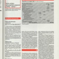 Rapport CNRS 1981-1982