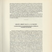 Rapport CNRS 1961-1962