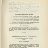 Rapport CNRS 1960-1961