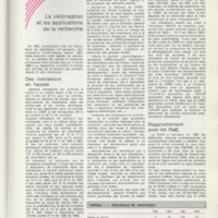 Rapport CNRS 1985
