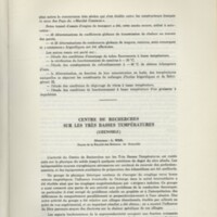 Rapport CNRS 1964-1965