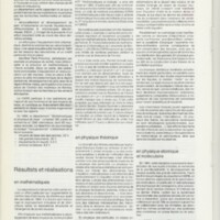 Rapport CNRS 1984
