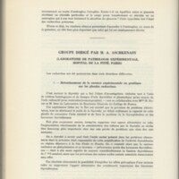 Rapport CNRS 1961-1962