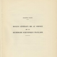 Rapport CNRS 1963-1964