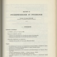 Rapport CNRS 1968