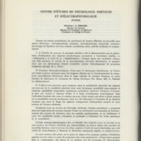 Rapport CNRS 1964-1965